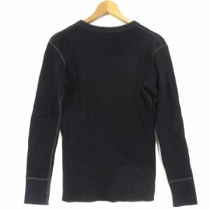 THE REAL McCOY'S BUCO サーマル 長袖 Tシャツ Michigan Motorcycle Club Tee ヘンリーネック ワッフル