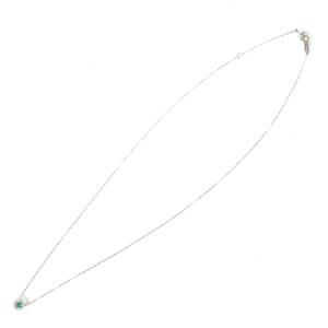 4℃ エメラルド ダイヤ ダイヤモンド ネックレス ペンダント PT850 プラチナ