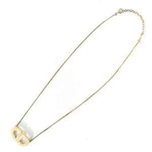 Christian Dior ヴィンテージ CDロゴネックレス ゴールド