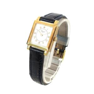 Chopard 腕時計 クオーツ 4P ダイヤ ダイヤモンド 金 K18 YG イエローゴールド 750 刻印 12