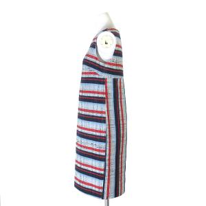 Diagram GRACE CONTINENTAL 17SS ツイードノースリーブワンピース ブルー