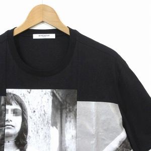 GIVENCHY Tシャツ フォト プリント パッチワーク 加工 モノトーン モード コラージュ モザイク ブラック