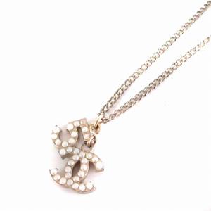 CHANEL 05P ネックレス ココマーク No.5 フェイクパール ナンバー シルバーカラー