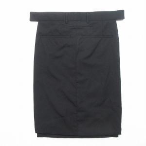 GIVENCHY メンズスカート 膝丈 サイドオープン ウール 46 ブラック