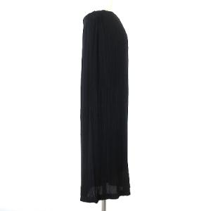 ISSEY MIYAKE スカート ロング マキシ丈 イージー プリーツ 黒