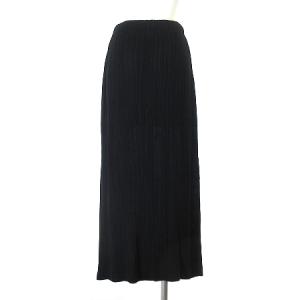ISSEY MIYAKE スカート ロング マキシ丈 イージー プリーツ 黒