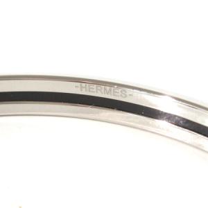 HERMES エナメル ブレスレット バングル エクストラファン ストライプ