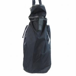 Orobianco トートバッグ ナイロン レザー ARINNA ラインベルト ネイビー 鞄