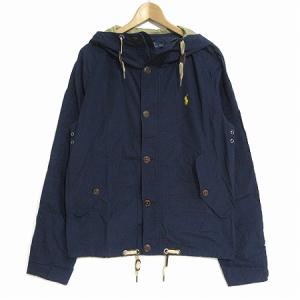 マウンテン パーカー ジャケット ロゴ ポニー 刺繍 ネイビー S