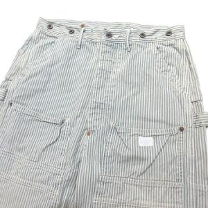 KAPITAL 21SS リバティーヒッコリーパンツ ストライプ シンチバック ヴィンテージ加工