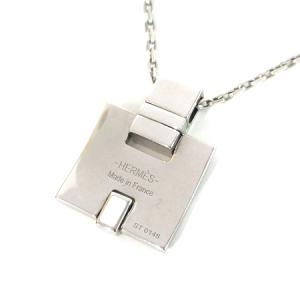 HERMES ST0148 ネックレス アイリーン Hロゴ シルバー