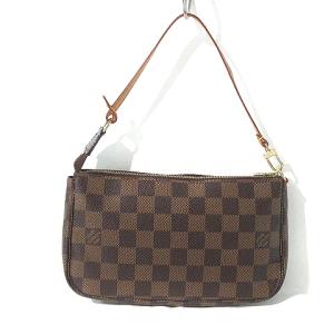 LOUIS VUITTON N51985 ダミエ ポシェット アクセソワール ポーチ ショルダーバッグ ブラウン