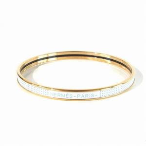 ブレスレット ドット ポップ エナメル ロゴ ホワイト系