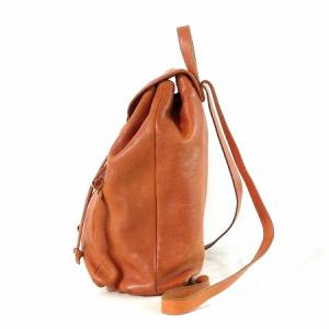 IL BISONTE リュックサック ブラウン オレンジ