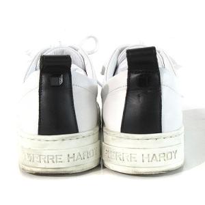 PIERRE HARDY 2021年 OLLIE レザースニーカー ローカット 23cm 白