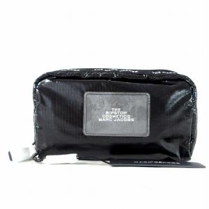 M0015434-001 タグ付き ポーチ リップストップ ナイロン ブラック