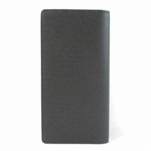 LOUIS VUITTON タイガ 札入れ ポルトフォイユ ロン 二つ折り長財布 M30541 レザー 黒