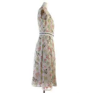 TOCCA 18SS 美品 FLORET PATTERN ワンピース ひざ丈 フレア ドレス 花柄