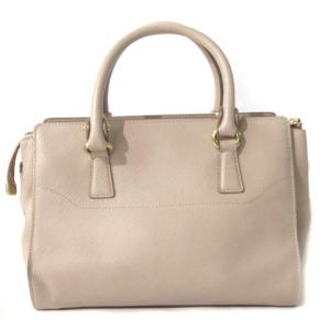 Salvatore Ferragamo ガンチーニレザーハンドバッグ ベージュ