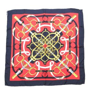 pellier ペリエ カレ90 スカーフ ベルト 大判 赤