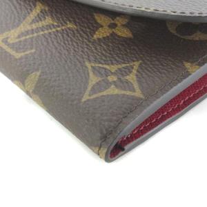 LOUIS VUITTON 19年製 M60697 モノグラム ポルトフォイユ エミリー 長財布 二つ折り ブラウン