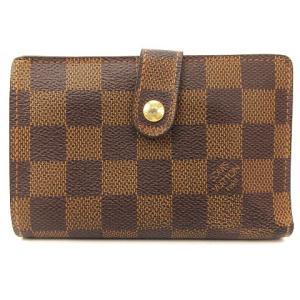 ダミエ エベヌ ポルトフォイユ ヴィエノワ コンパクトウォレット ブラウン