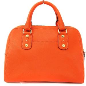 MICHAEL Michael Kors SMALL SATCHEL MKロゴハンドバッグ オレンジ