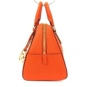MICHAEL Michael Kors SMALL SATCHEL MKロゴハンドバッグ オレンジ