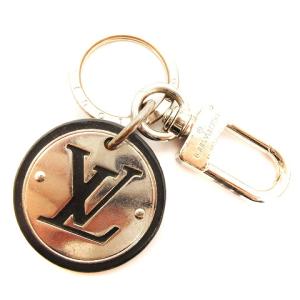 キーホルダー LVサークル M67362 キーリング チャーム シルバー ブラック