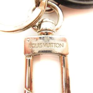 LOUIS VUITTON キーホルダー LVサークル M67362 キーリング チャーム シルバー ブラック