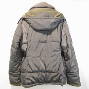 BALLANTYNE 中綿 フード ジャケット コート ナイロン イタリア製 グレー 約Ｌ 0212 ECR13
