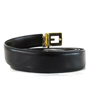 GIVENCHY GENTLEMAN ロゴレザーベルト ブラック