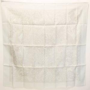 HERMES カレ 90 Axis Mundi 世界の中心軸 スカーフ ブルー