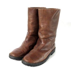 JURGEN LEHL レザーショートブーツ 23.5cm ブラウン