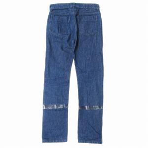 MM6 Maison Margiela 15SS コレクション テープ加工 デニムパンツ ジーンズ ロールアップ
