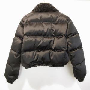 kate spade new york ダウンジャケット ブルゾン ショート丈 フェイクファー 国内正規品 ブラック