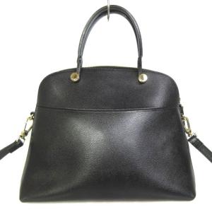 FURLA G5996 PIPER 2WAY バッグ クロスボディ レザー ゴールド金具 ブラック