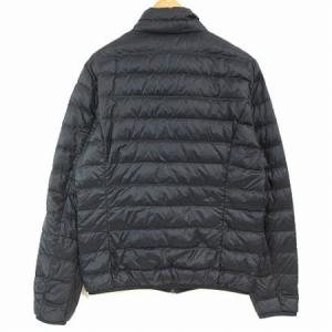 EMPORIO ARMANI EA7 ライトダウンジャケット キルティング ジップアップ 8NPB01 PN29Z ブラック