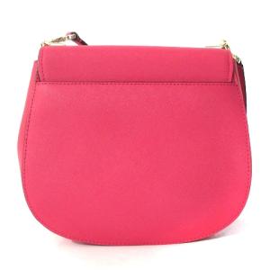 kate spade new york クロスボディ ショルダーバッグ ロゴ フラップ サフィアーノレザー ピンクレッド