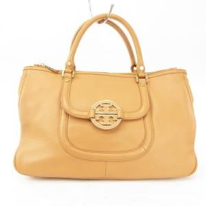 AMANDA HOBO トートバッグ レザー ハンド 2way ショルダーストラップ付き ベージュ