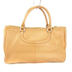 TORY BURCH AMANDA HOBO トートバッグ レザー ハンド 2way ショルダーストラップ付き ベージュ