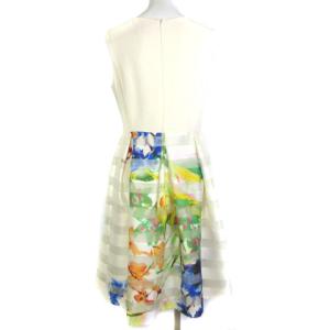 Grace Class 17SS ノースリーブ花柄ワンピース 38 アイボリー