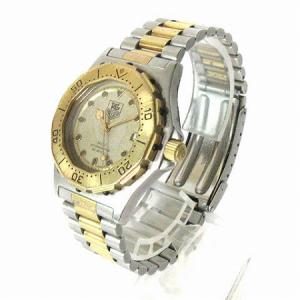 TAG Heuer プロフェッショナル3000 934.213 腕時計 ダイバーズウォッチ クオーツ アナログ デイト シルバー× ゴールドカラー