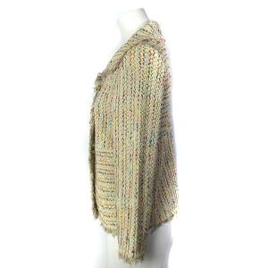 FOXEY BOUTIQUE ミックスツイード ジャケット フリンジ コットン混 13328-SNM0118 アイボリー 38