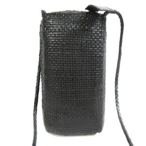 JURGEN LEHL ゴートレザーショルダーバッグ ブラック