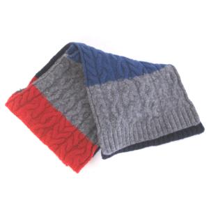 STUSSY マフラー ストール ニット ケーブル マルチカラー