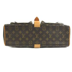 LOUIS VUITTON M40025 マンハッタンGM モノグラム ハンドバッグ 茶