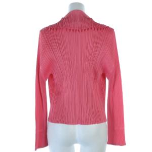 PLEATS PLEASE ISSEY MIYAKE ISSEY MIYAKE ブラウス 長袖 ボタンフライ 3 ピンク