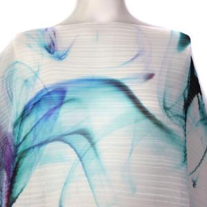 PLEATS PLEASE ISSEY MIYAKE イッセイミヤケ プリーツ ポンチョ カットソー ムラ染 白
