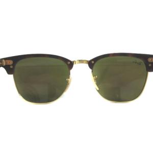 Ray-Ban RB3016 1145 17 CLUBMASTER サングラス ブルー ブラウン
